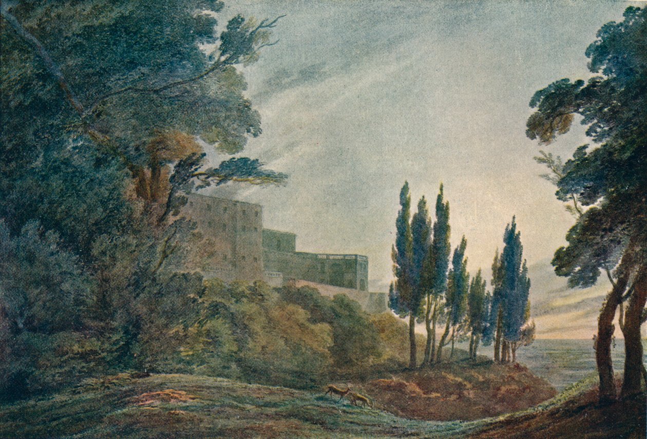 Willa we Frascati, ok. 1780, 1923 r. autorstwa John Robert Cozens