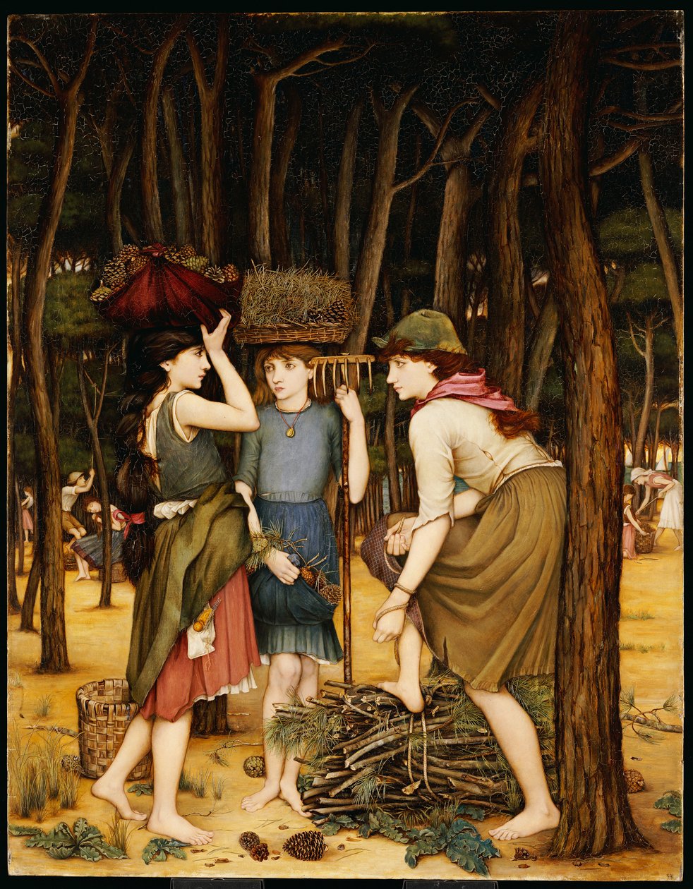 Lasy sosnowe w Viareggio autorstwa John Roddam Spencer Stanhope