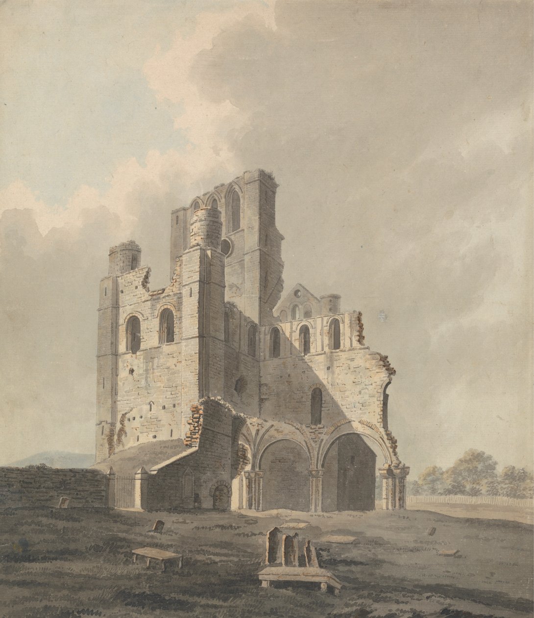 Klasztor Kelso, Szkocja autorstwa John Roe of Warwick