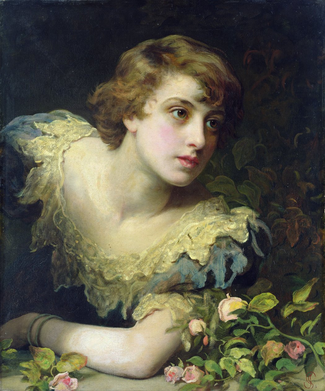 Oczekiwanie autorstwa John Rogers Herbert