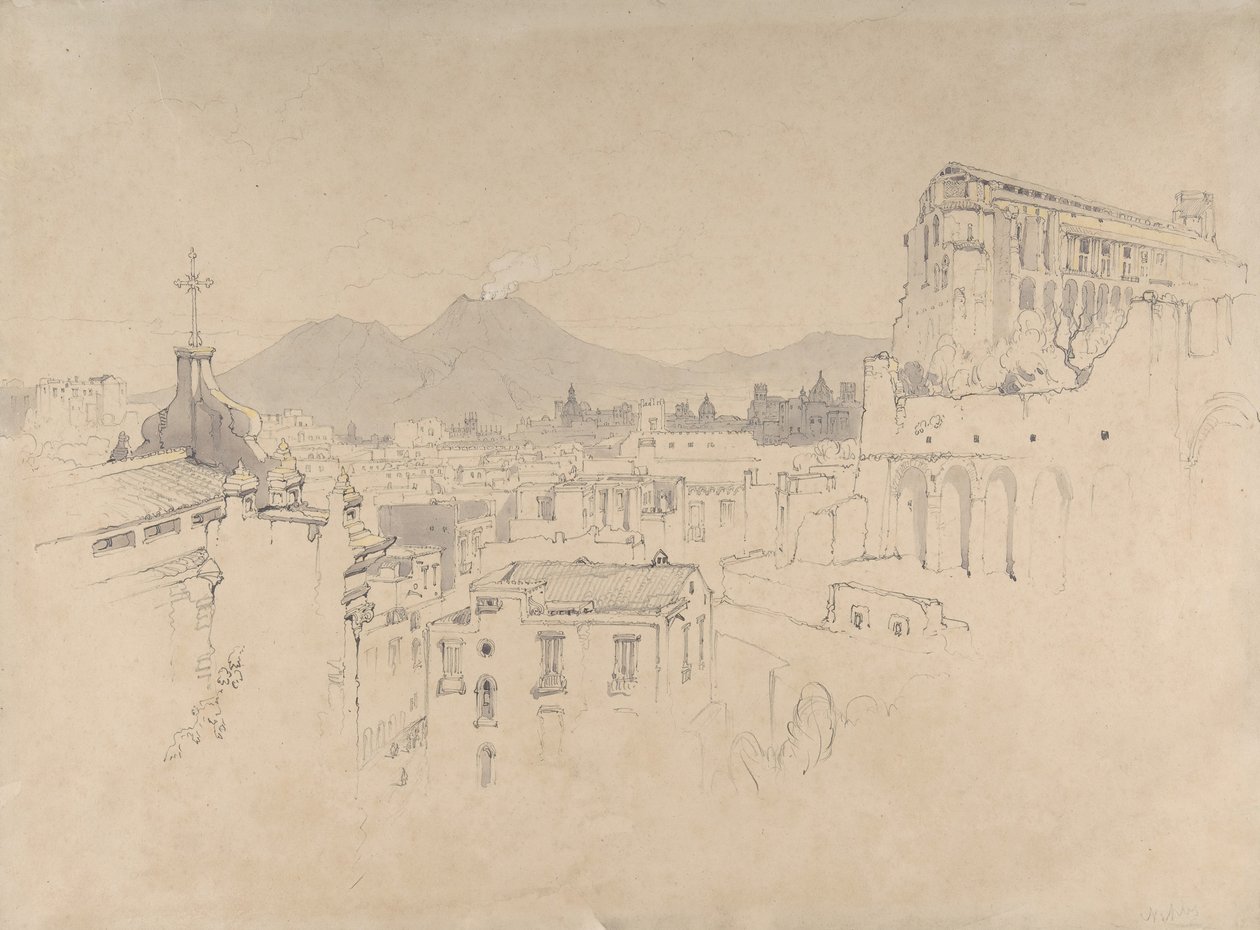 Neapol, 1841 . autorstwa John Ruskin