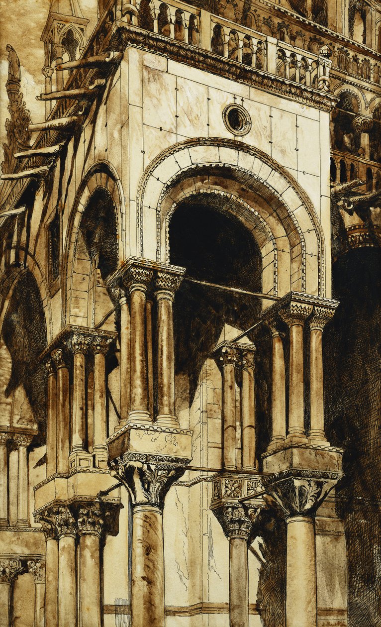 Portyk południowo-zachodni św. autorstwa John Ruskin