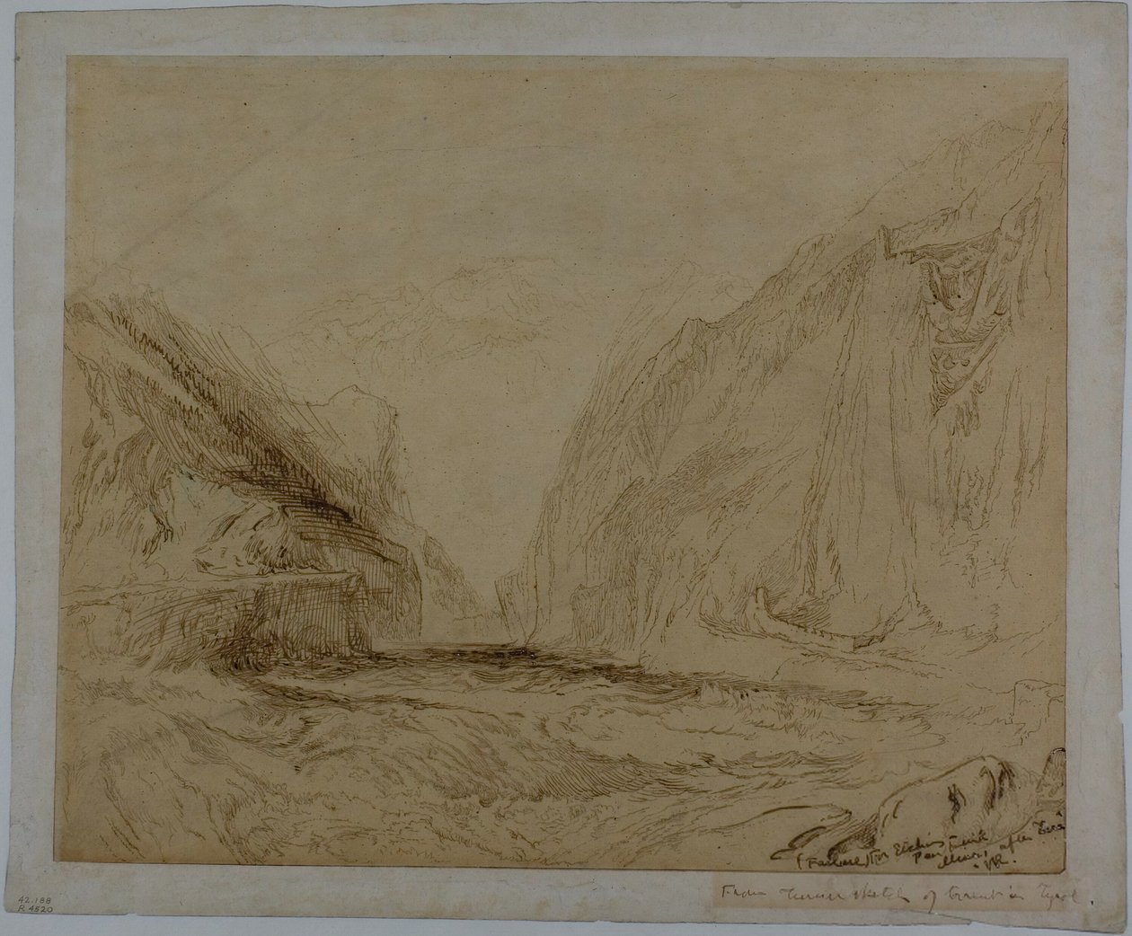 Torrent w Tyrolu autorstwa John Ruskin