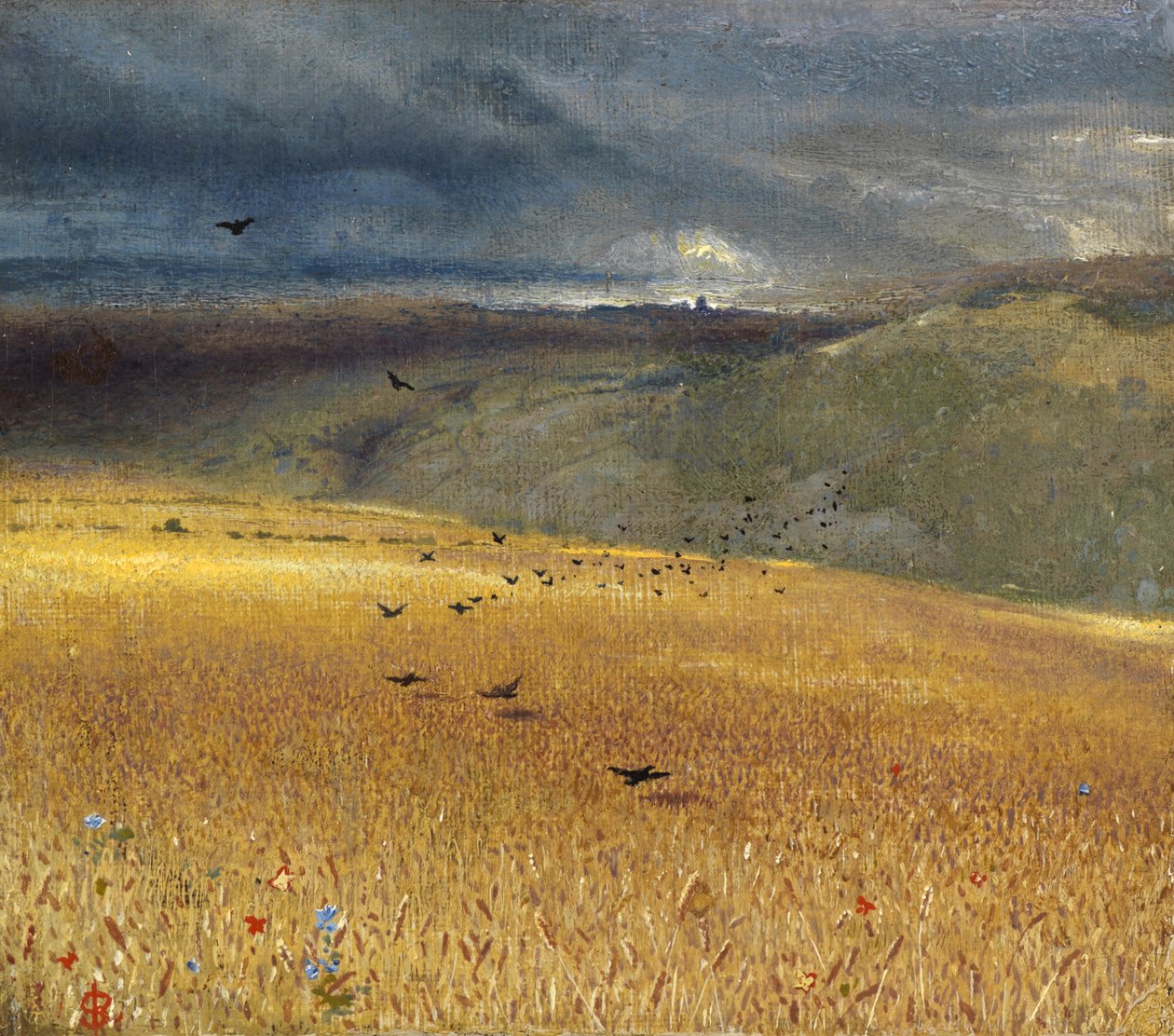 Pole pszenicy autorstwa John Samuel Raven