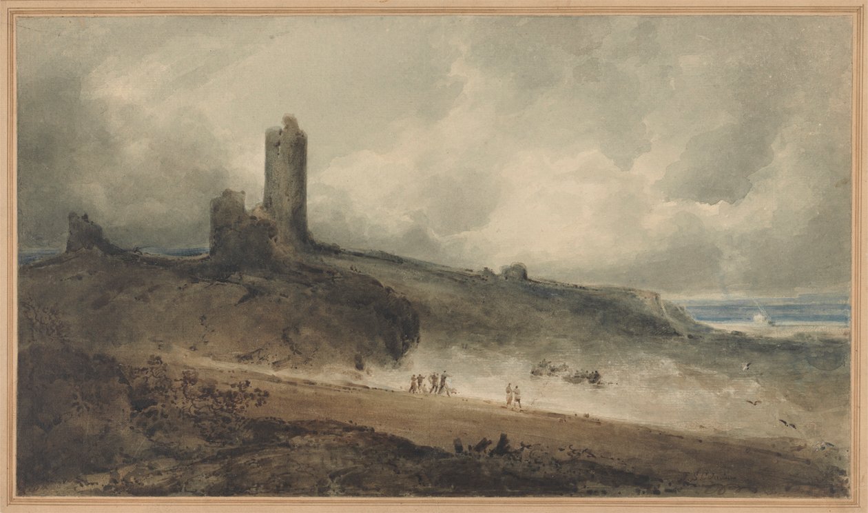 Zamek Aberystwyth autorstwa John Sell Cotman