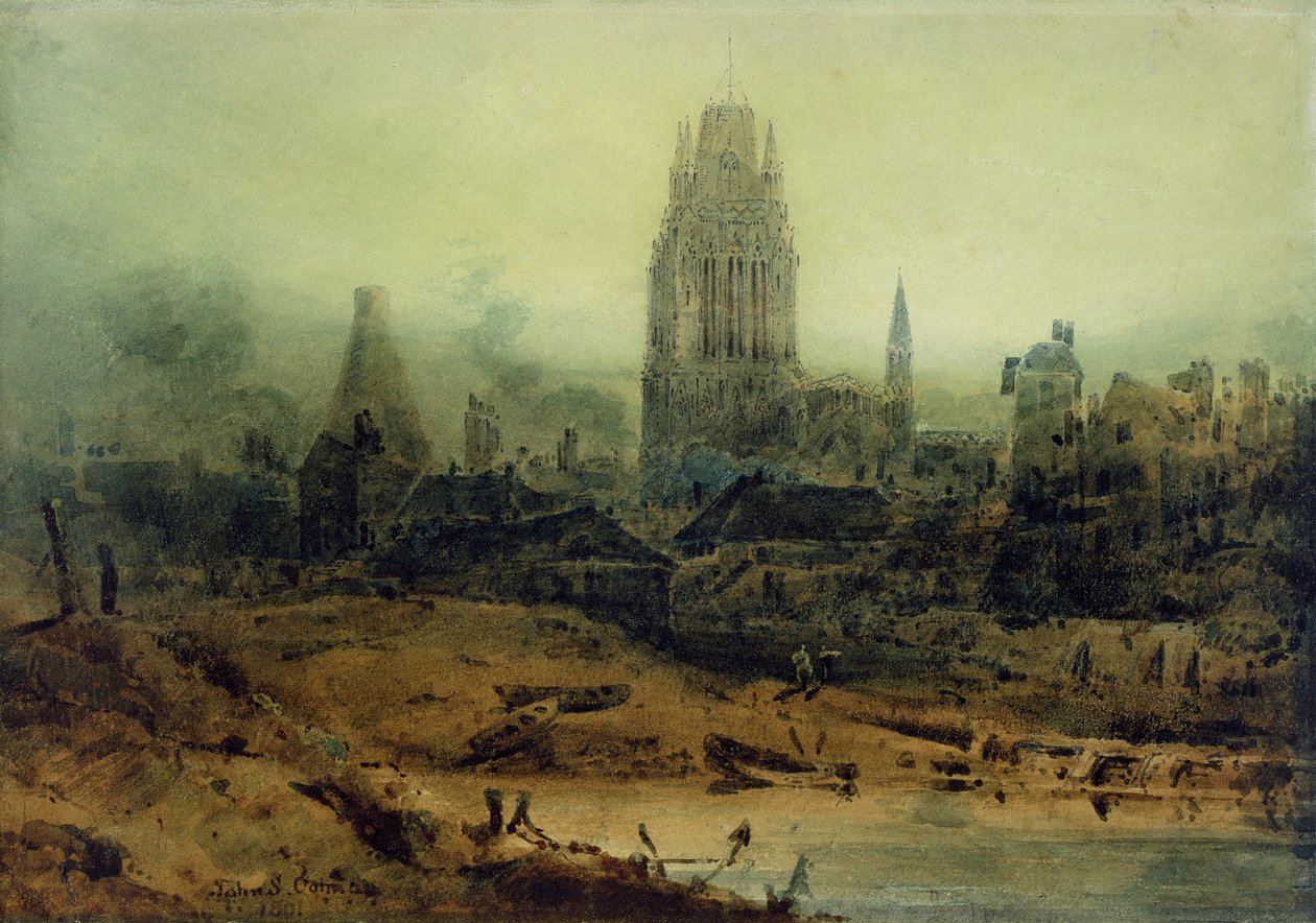 Bristol, 1801 (wc na papierze) autorstwa John Sell Cotman
