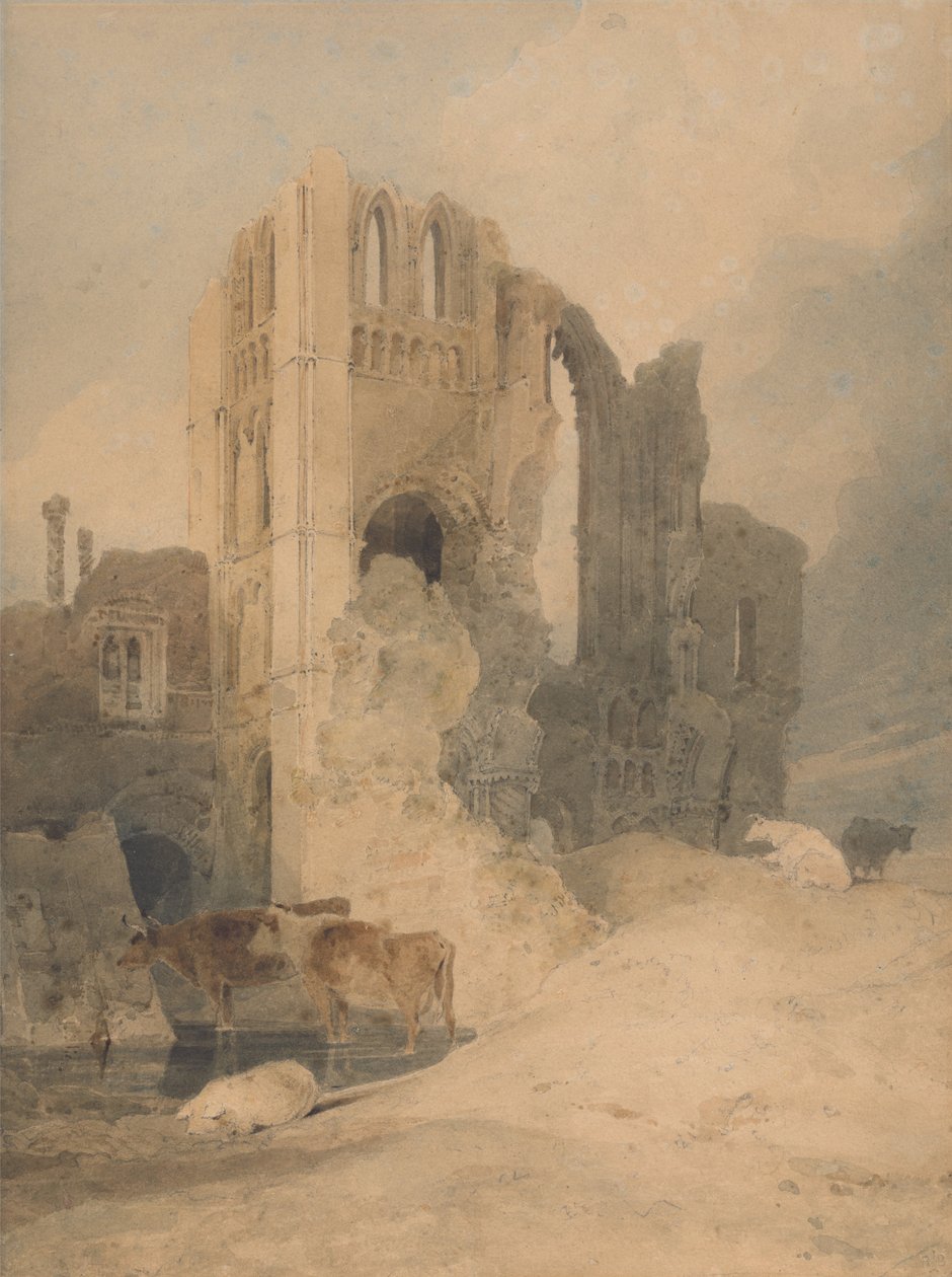 Castle Acre Priory, Norfolk autorstwa John Sell Cotman