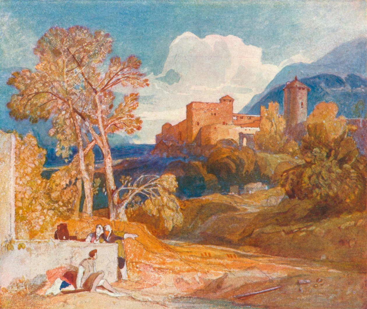 Krajobraz klasyczny, c1832 autorstwa John Sell Cotman