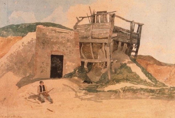 Wapiennik w pobliżu Cromer, Norfolk autorstwa John Sell Cotman
