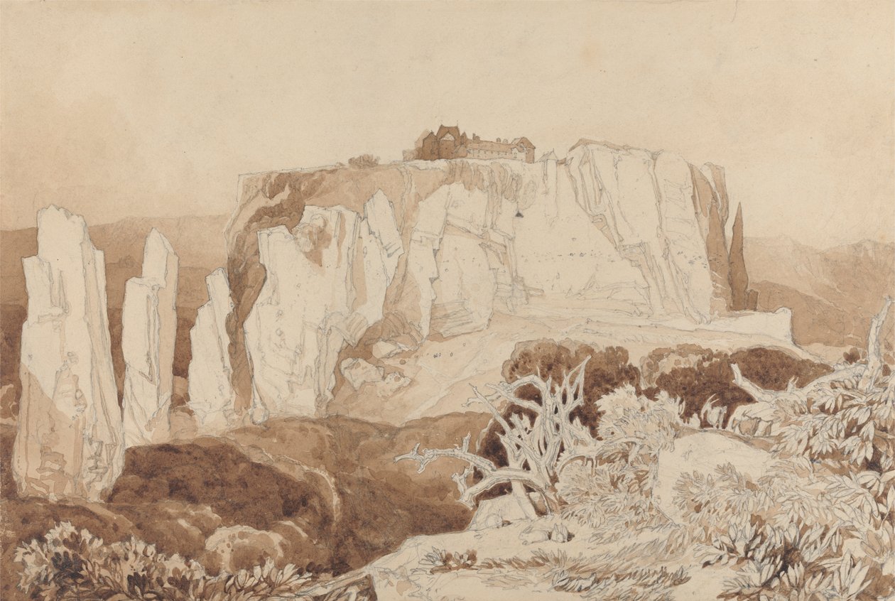 Mortain, Normandia autorstwa John Sell Cotman