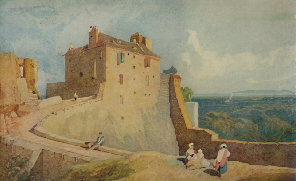 Na Wałach, Domfont, Francja, 1923 autorstwa John Sell Cotman