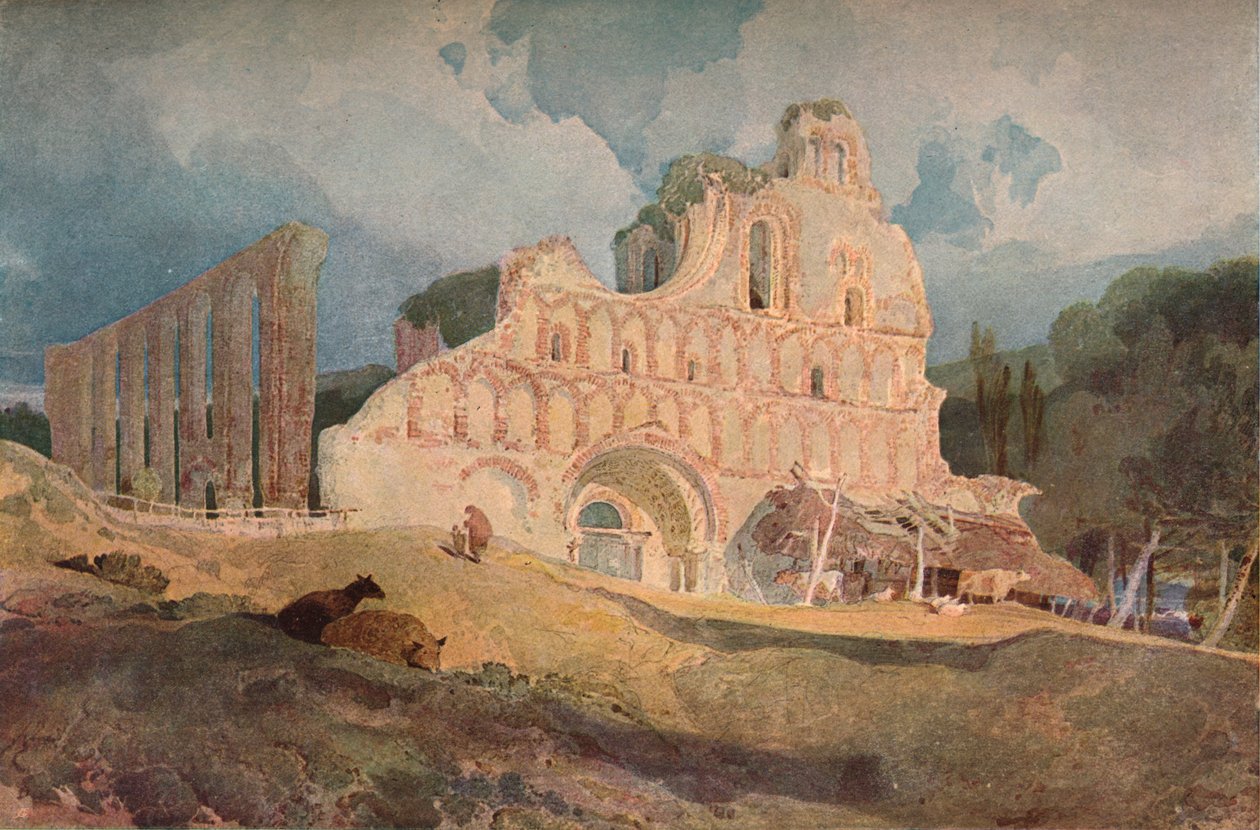 Klasztor St. Botolphs, Essex, ok. 1806 r. autorstwa John Sell Cotman