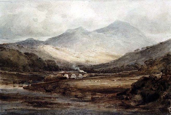Тан и Бвлч, Мерионетширполи autorstwa John Sell Cotman