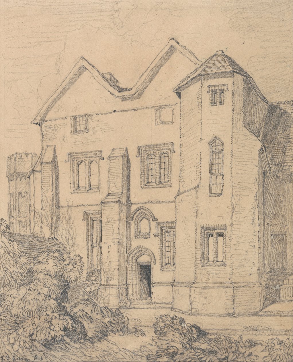 Rektorat Upwell, Norfolk autorstwa John Sell Cotman