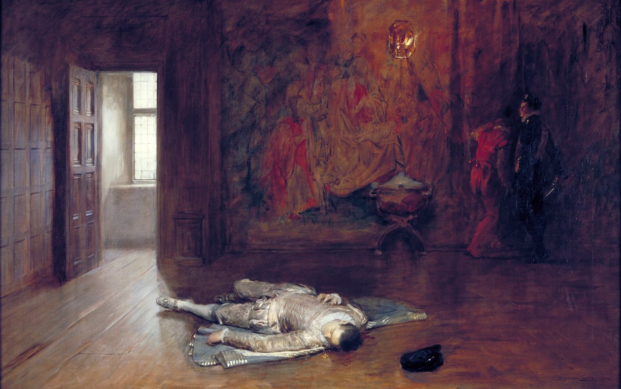 „Uciszony”, 1908 autorstwa John Seymour Lucas