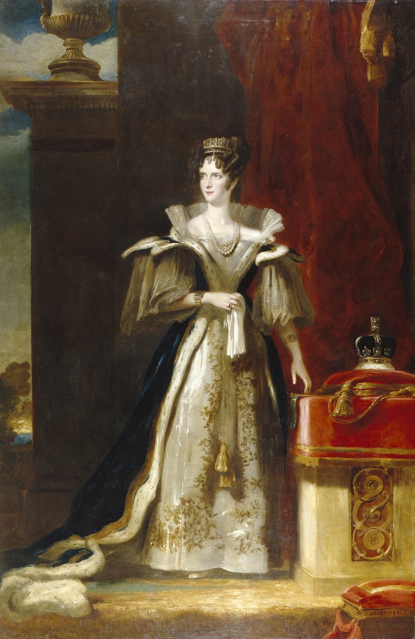 Królowa Adelajda (1792-1849) autorstwa John Simpson