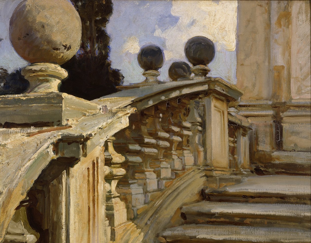 Balustrada autorstwa John Singer Sargent