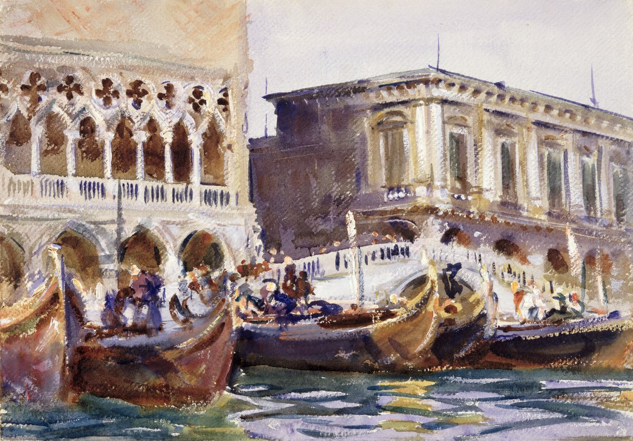 La Riva, ok. 1904 (toaleta na papierze) autorstwa John Singer Sargent