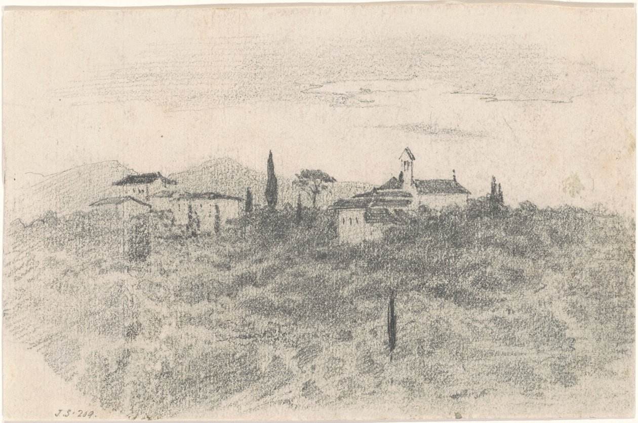 Klasztor [recto], 1870-1872. autorstwa John Singer Sargent