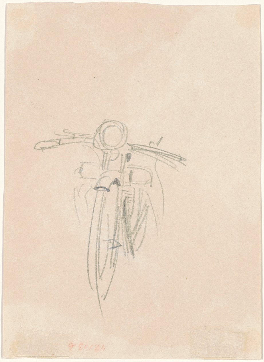 Motocykl [verso], 1918. autorstwa John Singer Sargent