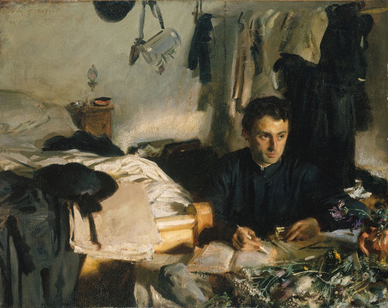 Ojciec Sebastian, ok. 1904-6 autorstwa John Singer Sargent