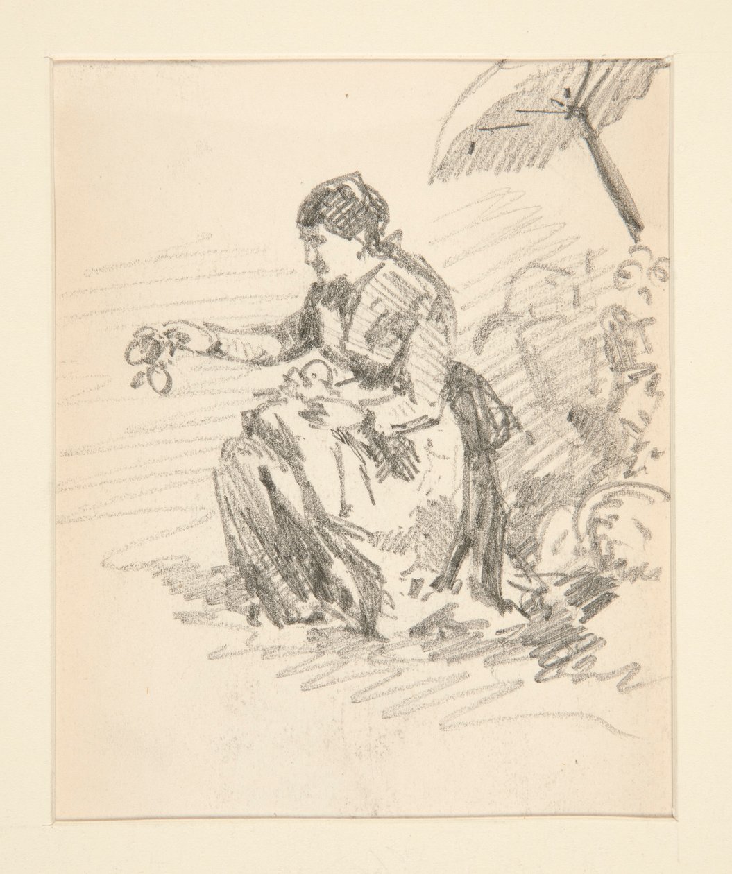 Siedząca postać kobiety autorstwa John Singer Sargent