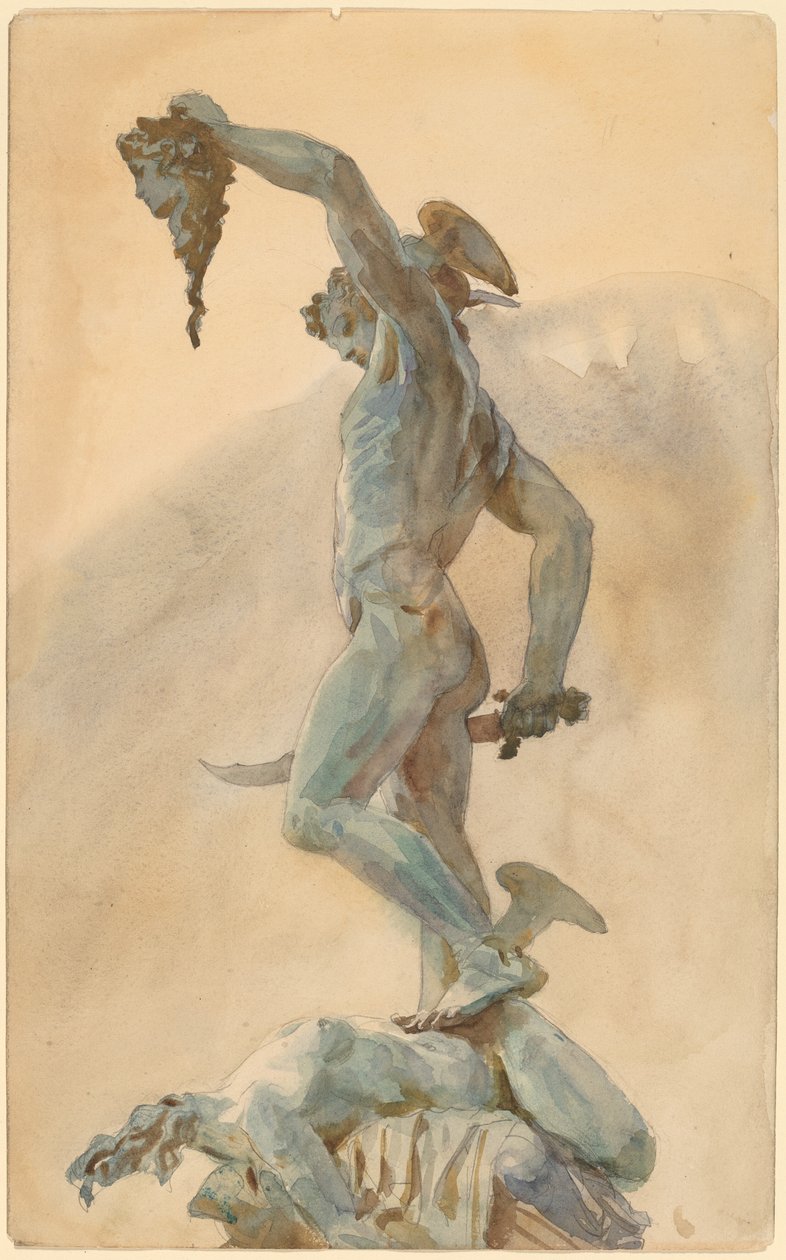 Szkic „Perseusza” Celliniego autorstwa John Singer Sargent