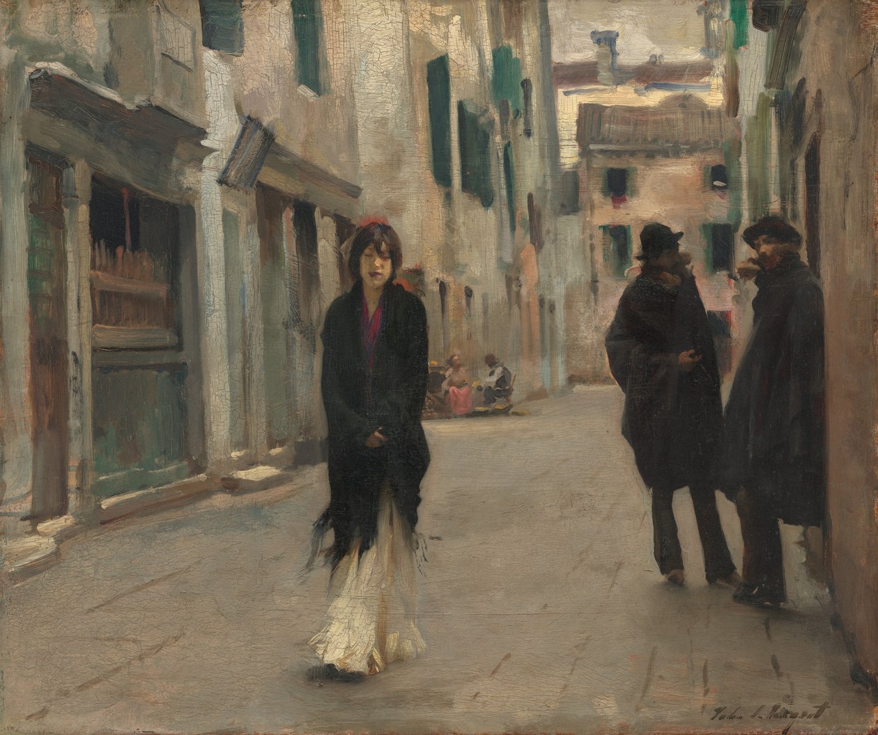 Ulica w Wenecji, 1882. autorstwa John Singer Sargent