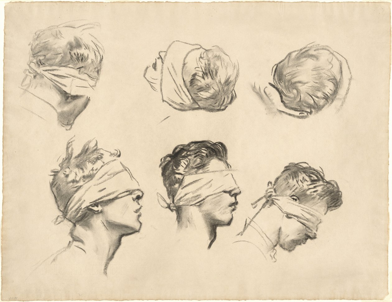 Studia dla „Zagazowanych” autorstwa John Singer Sargent