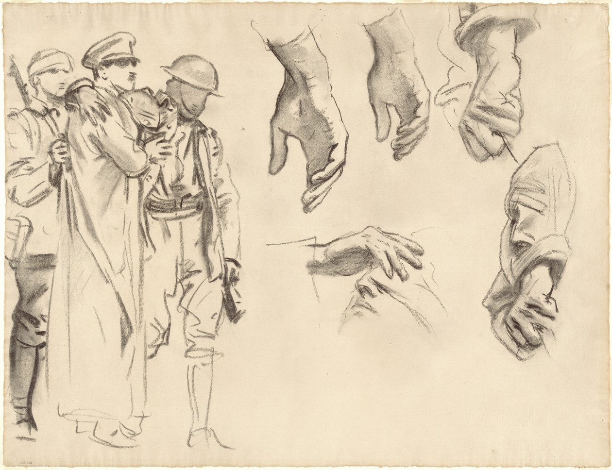 Studia dla „Zagazowanych” autorstwa John Singer Sargent