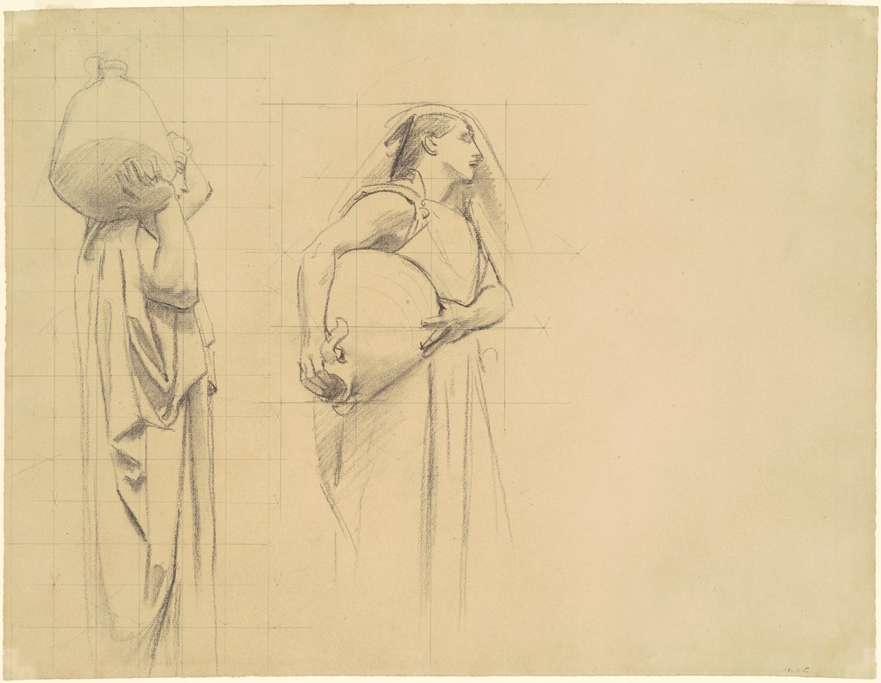 Studium dla „Danaïdes” autorstwa John Singer Sargent