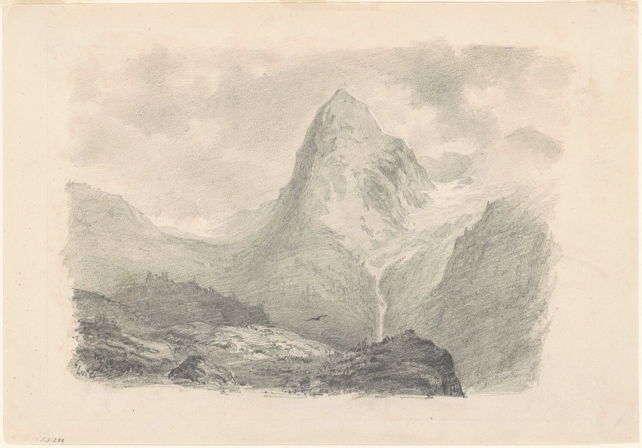 Alpy [recto], 1868-1869. autorstwa John Singer Sargent