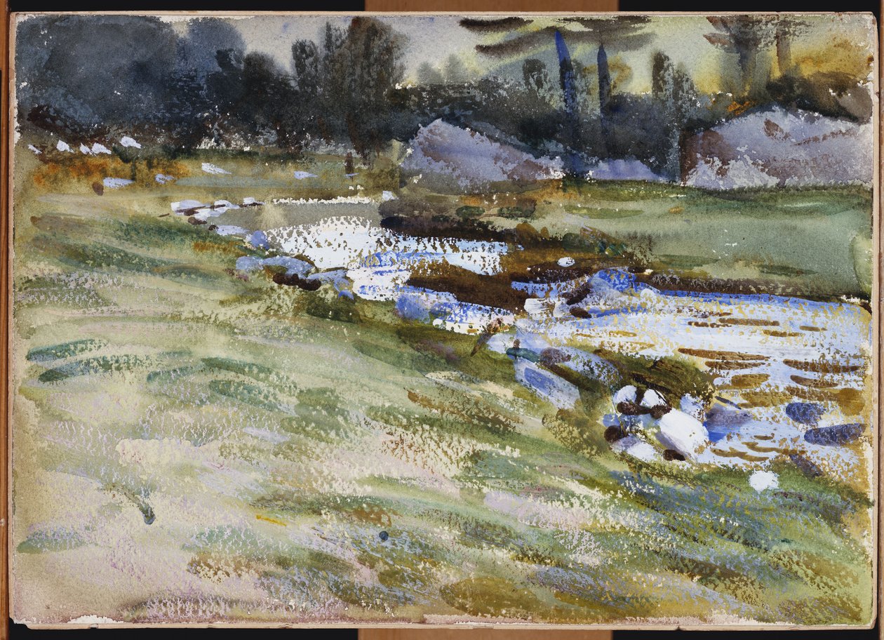 potok autorstwa John Singer Sargent