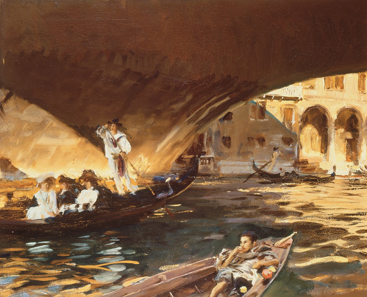 Rialto, Wenecja autorstwa John Singer Sargent