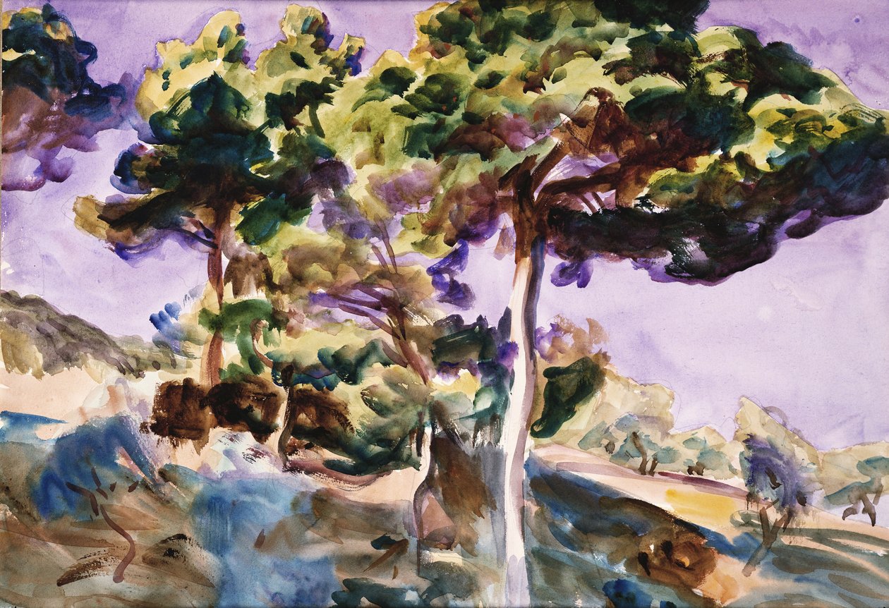 Drzewa autorstwa John Singer Sargent