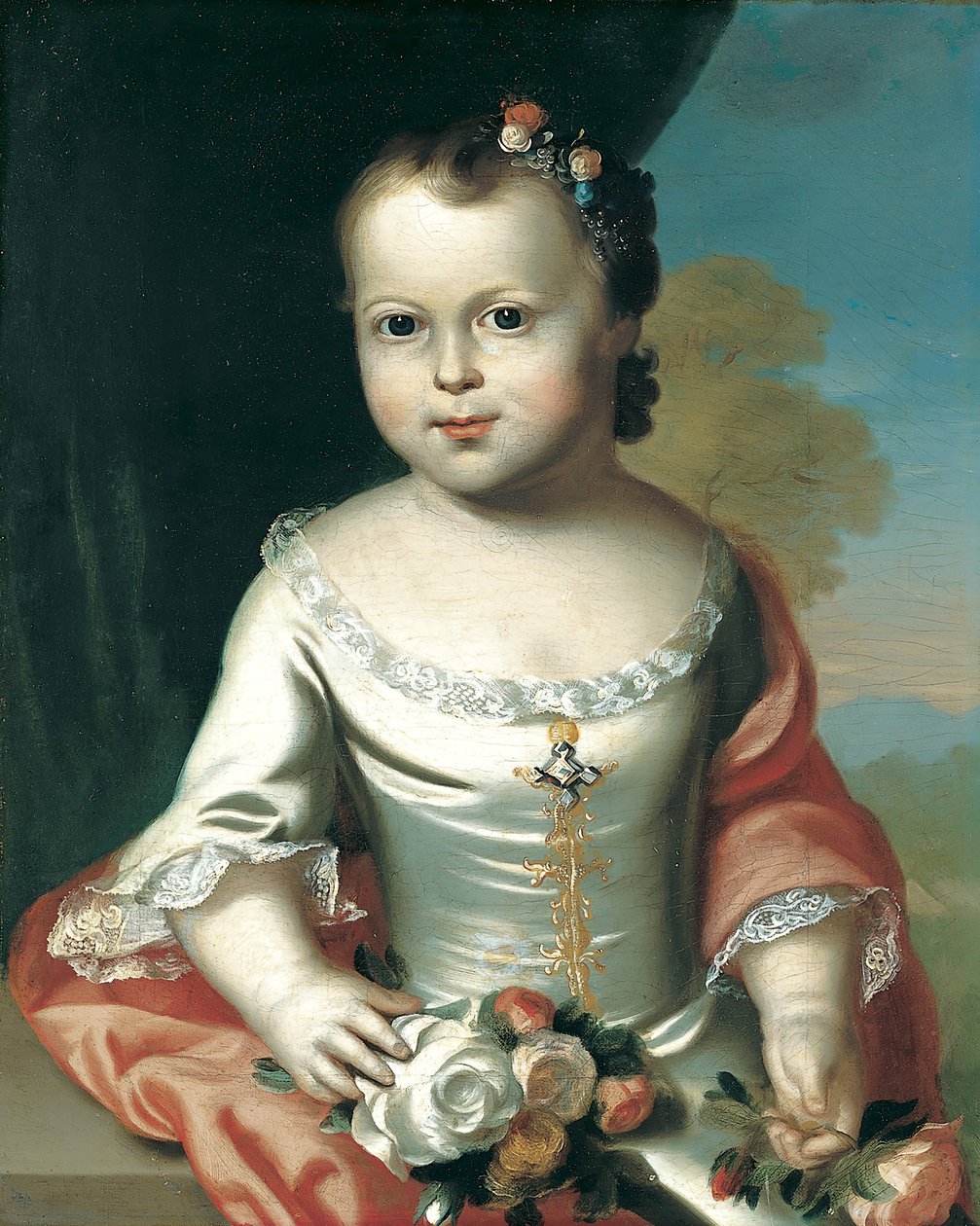 Elżbieta Greenleaf, 1753-54. autorstwa John Singleton Copley