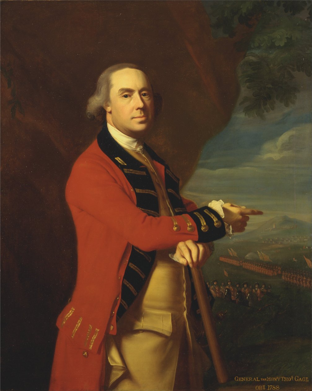 Generał Thomas Gage autorstwa John Singleton Copley