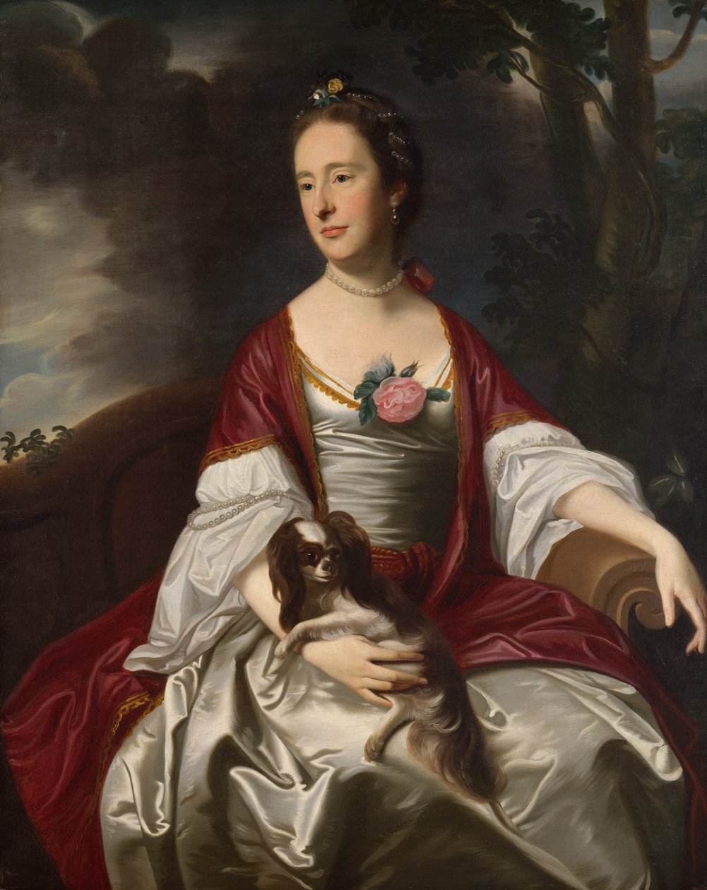 Pani Jerathmael Bowers, ca. 1763. autorstwa John Singleton Copley