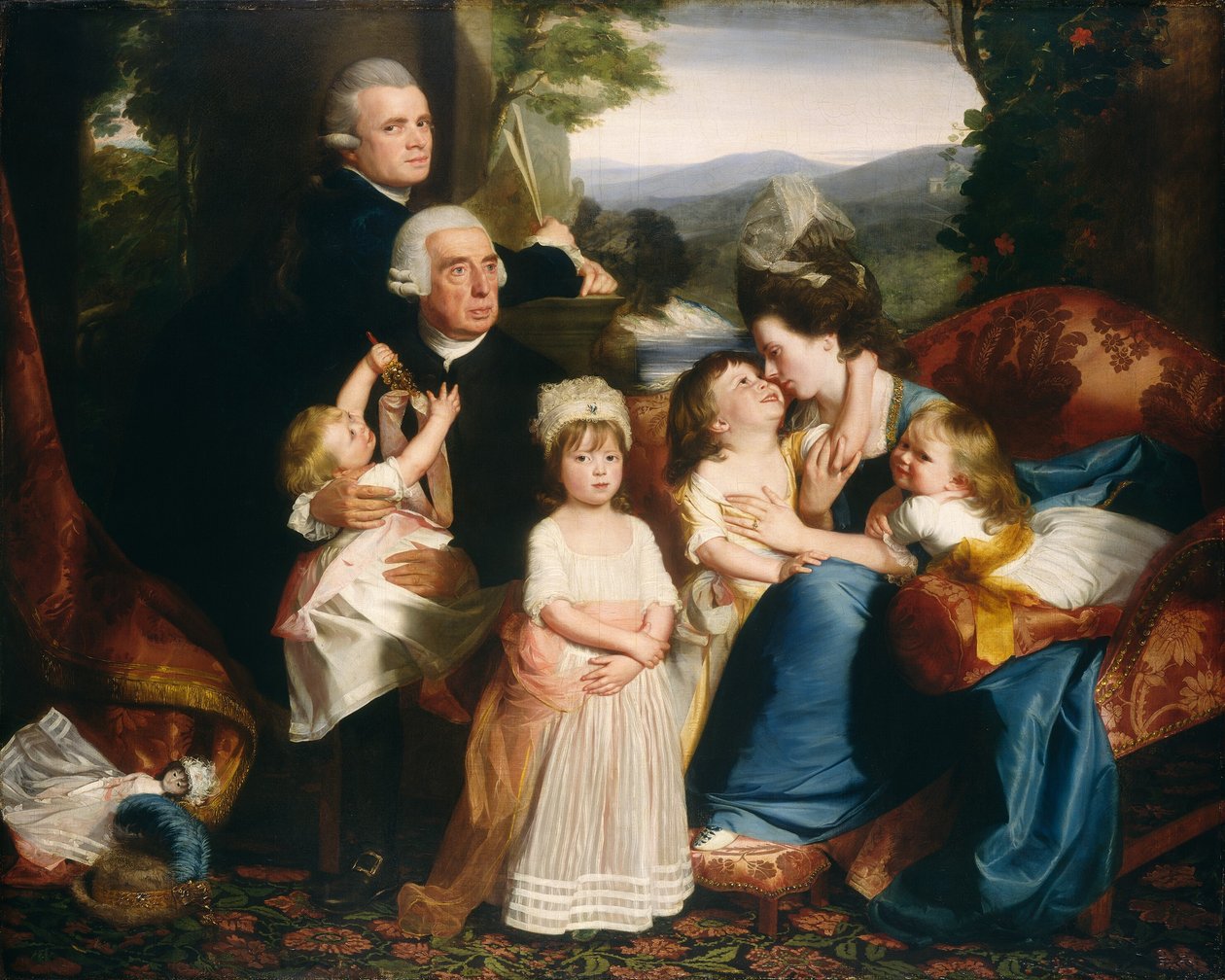 Rodzina Copleyów, 17761777. autorstwa John Singleton Copley