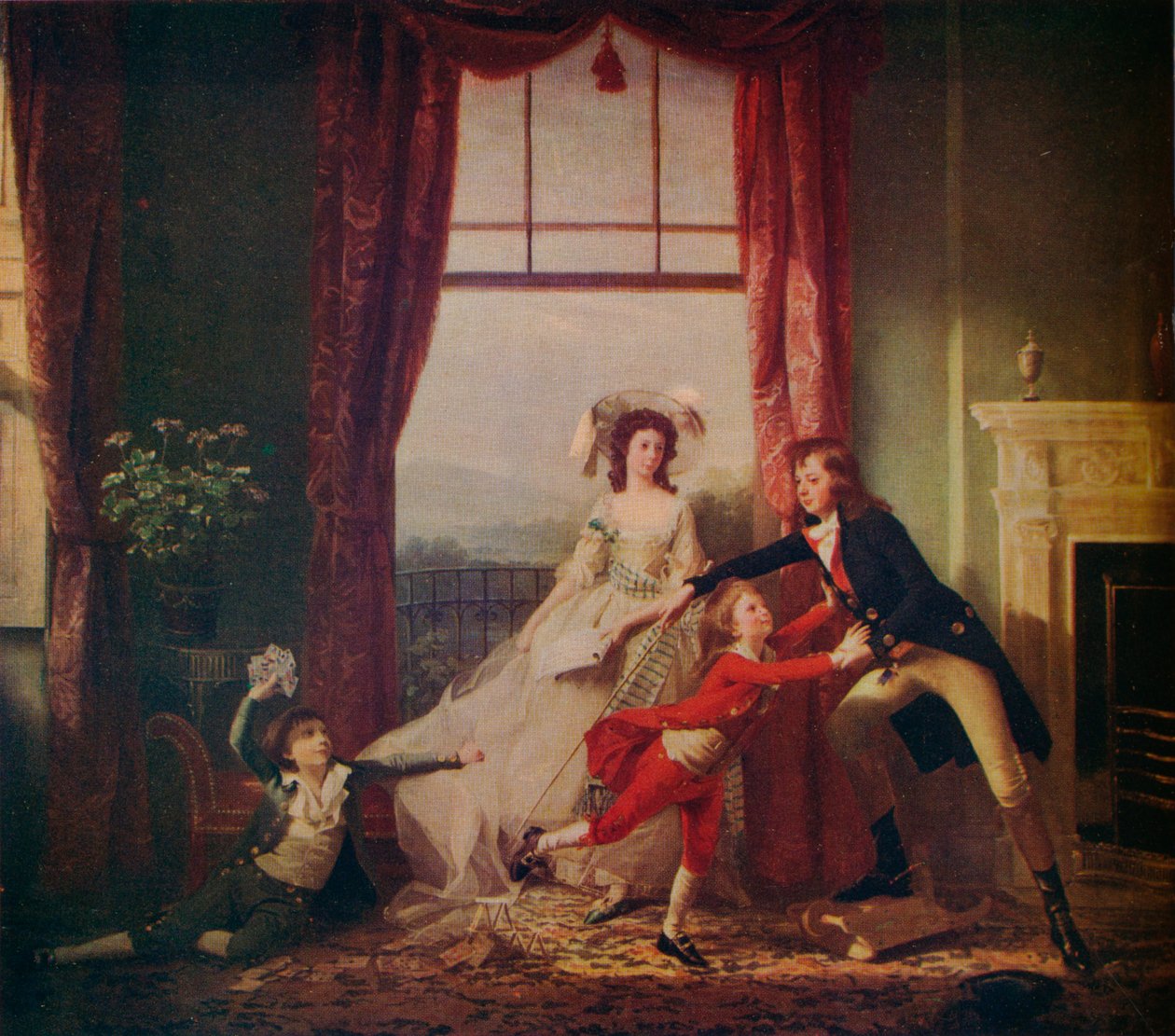 Rodzina Sitwell, XVIII w. autorstwa John Singleton Copley