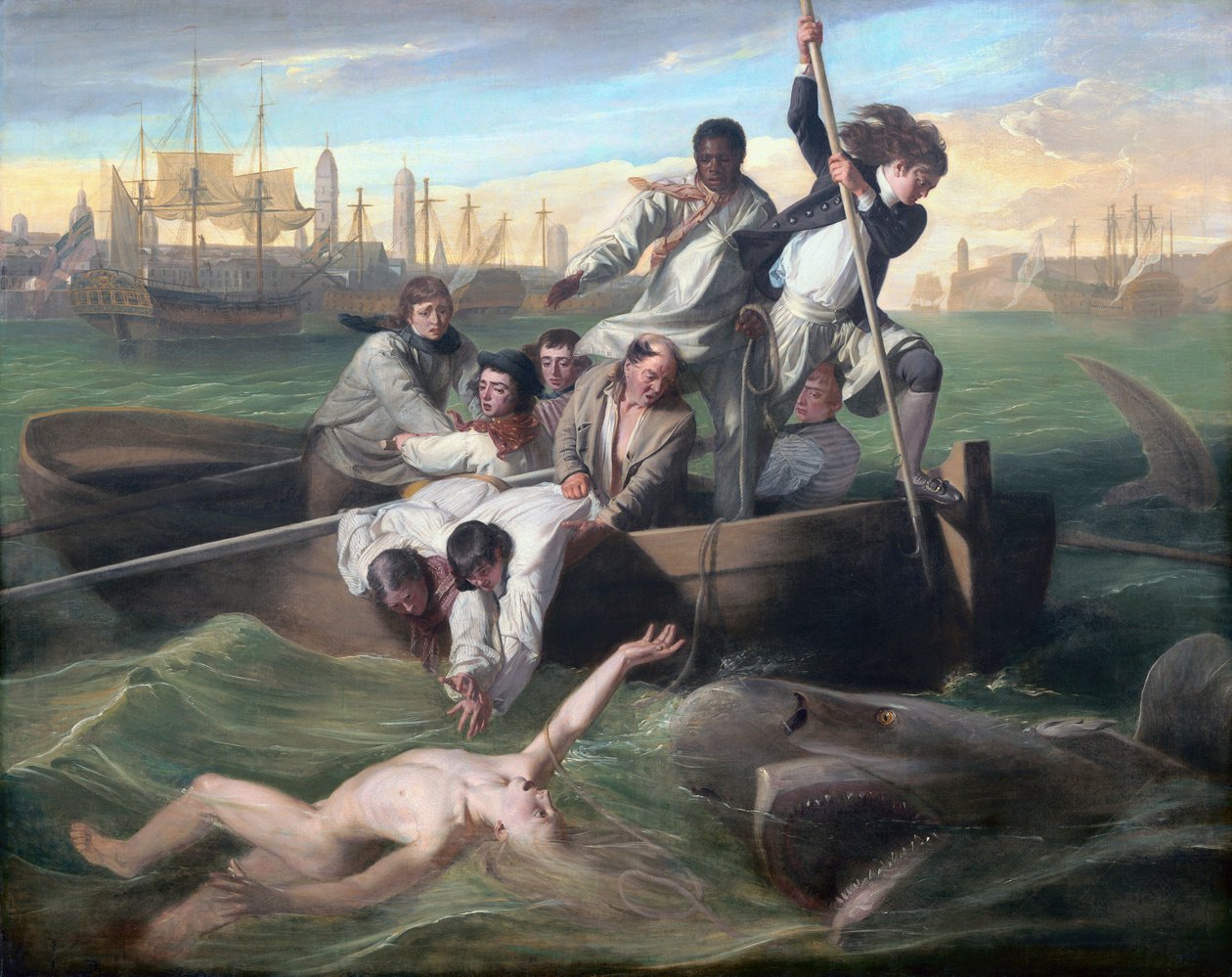 Watson i rekin autorstwa John Singleton Copley