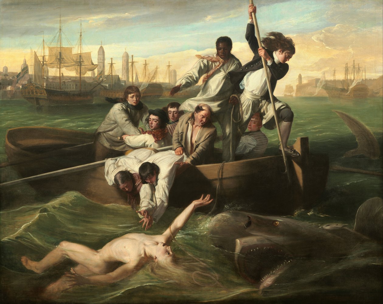 Watson i rekin autorstwa John Singleton Copley