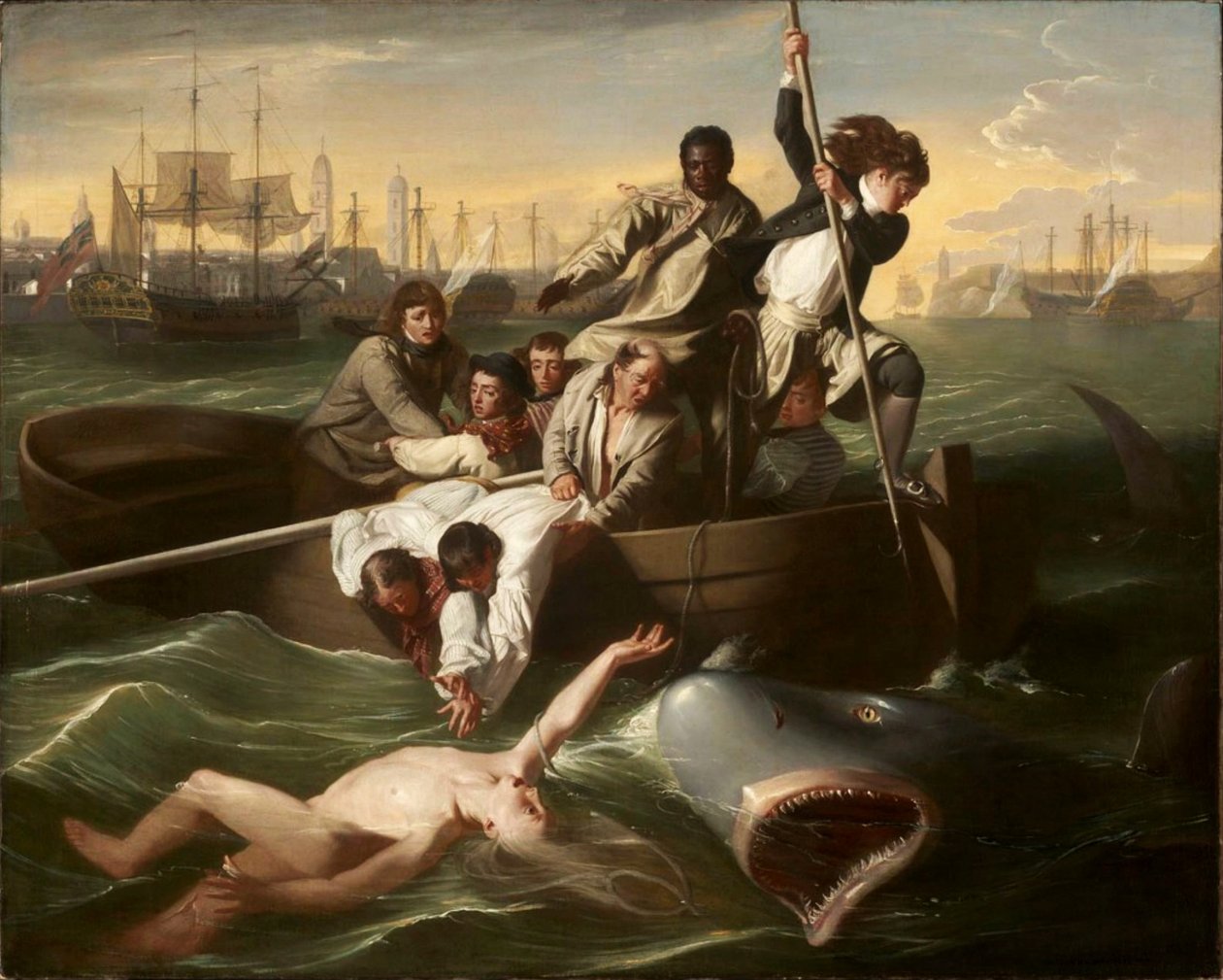 Watson i rekin autorstwa John Singleton Copley