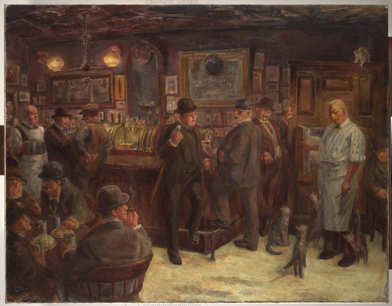 Koty McSorleya autorstwa John French Sloan