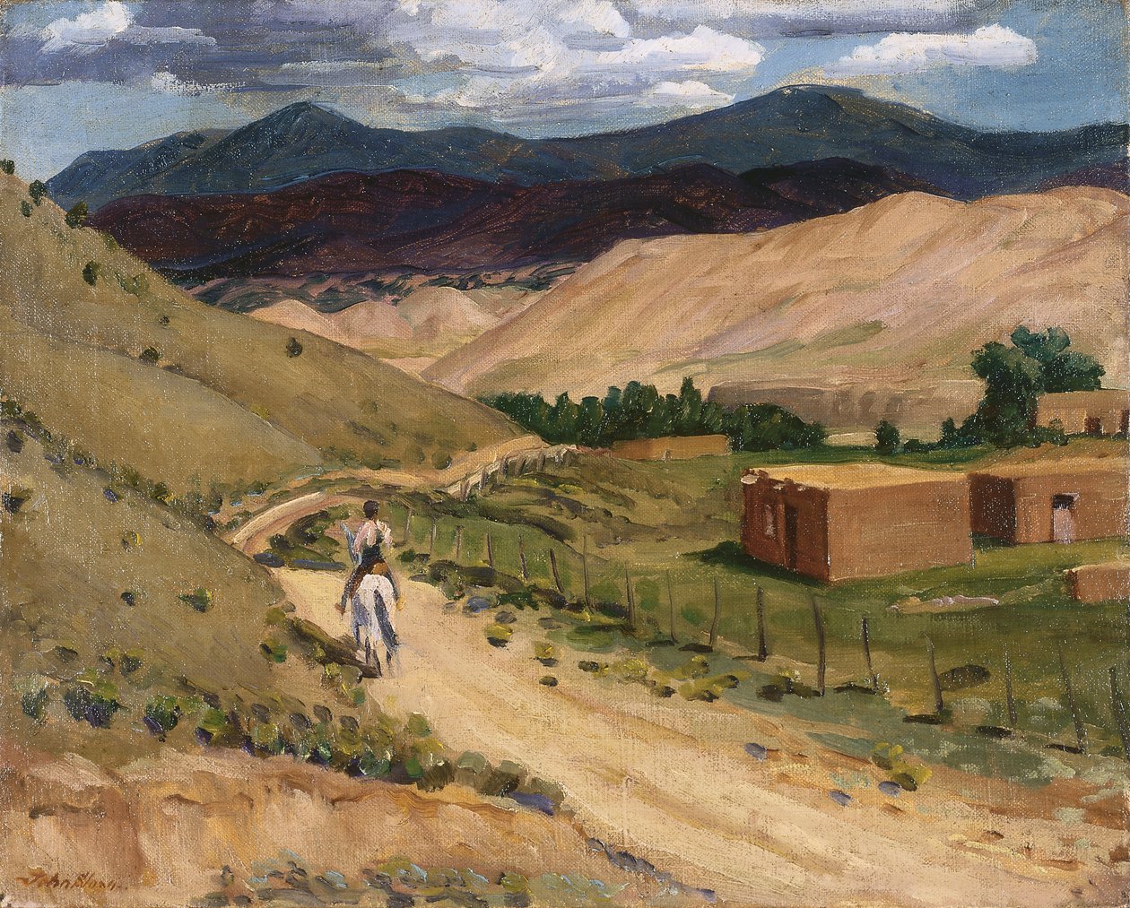 Droga i Chimayo autorstwa John French Sloan