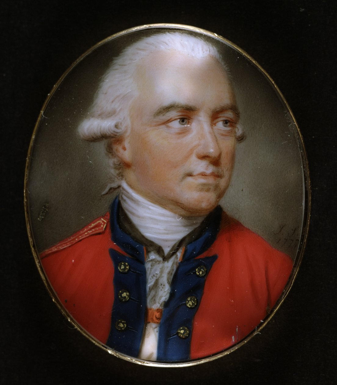 Generał Sir Henry Clinton (1730-95) ok. 1777 r. autorstwa John Smart