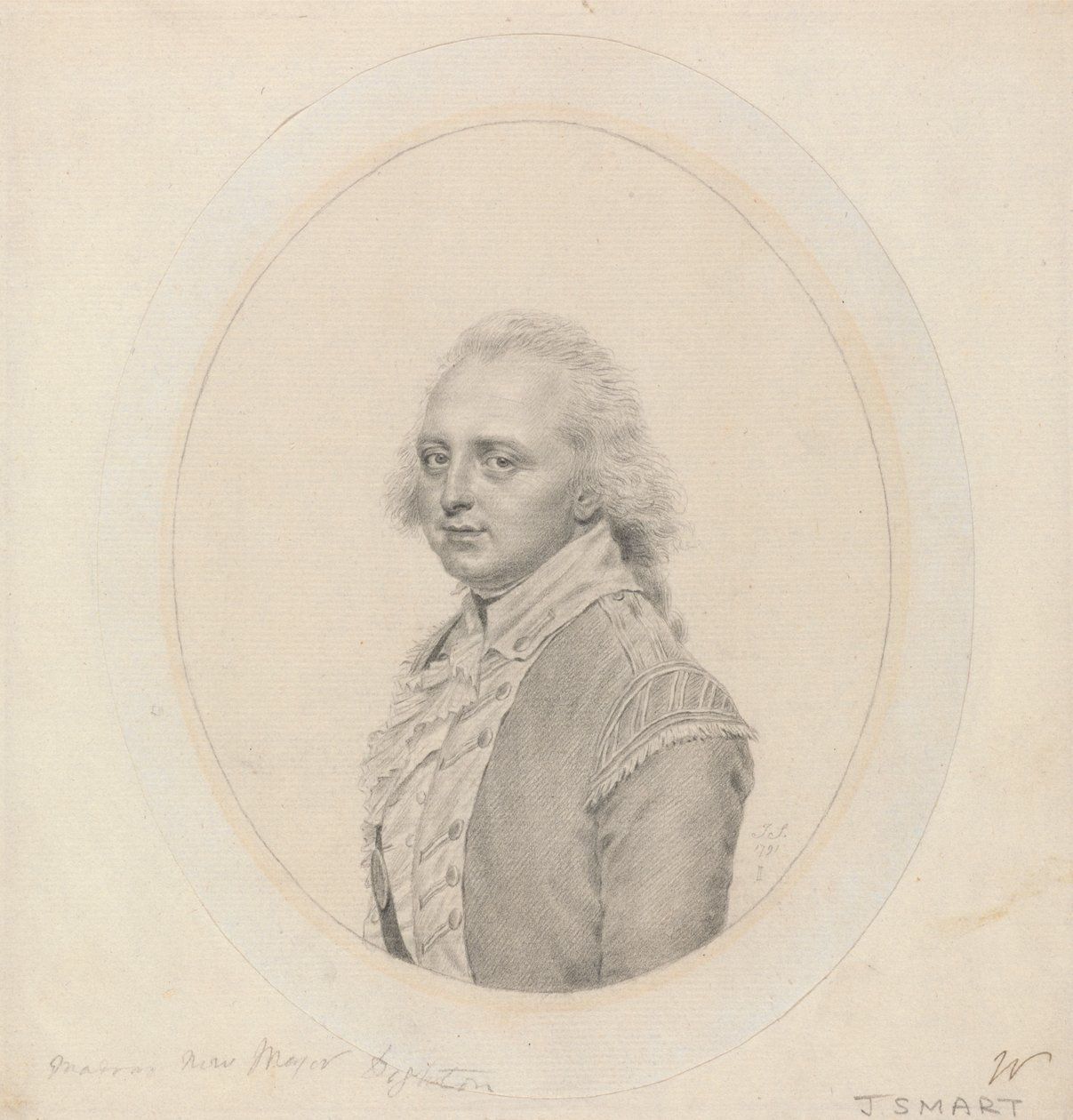 Portret porucznika Johna Dightona autorstwa John Smart