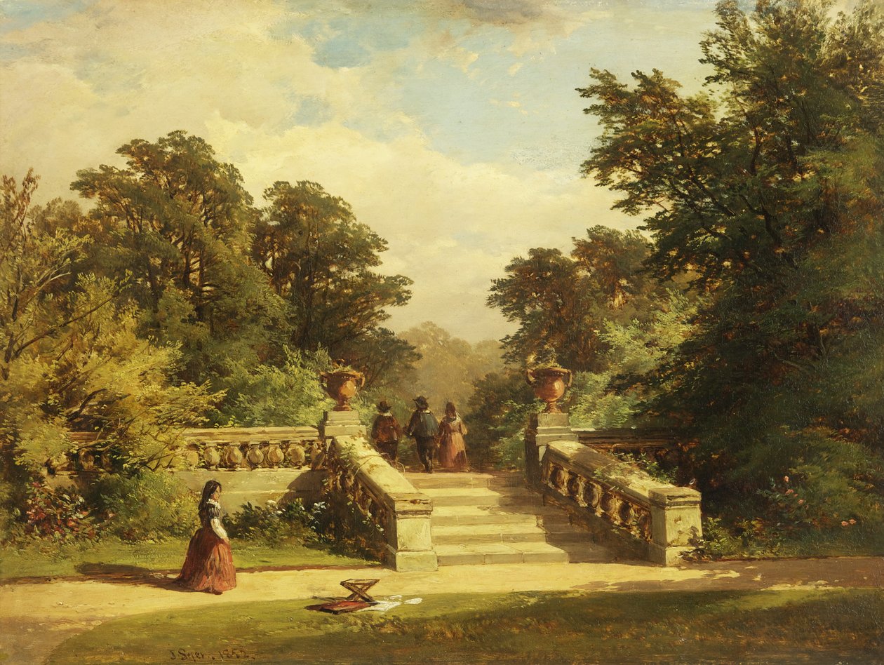 Wejście do Haddon Hall autorstwa John Syer