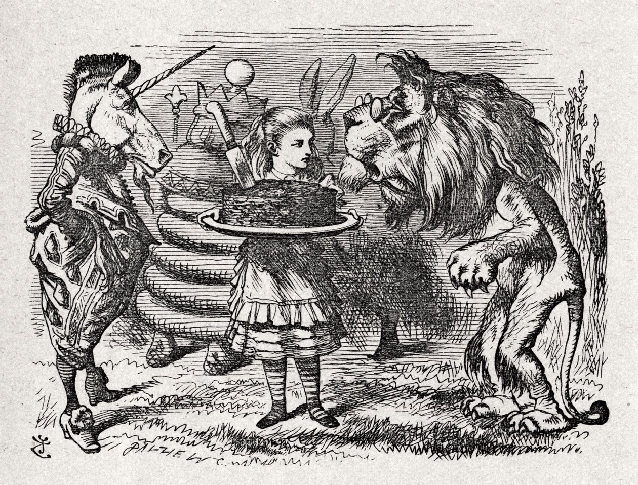 Alicja Lew i autorstwa John Tenniel
