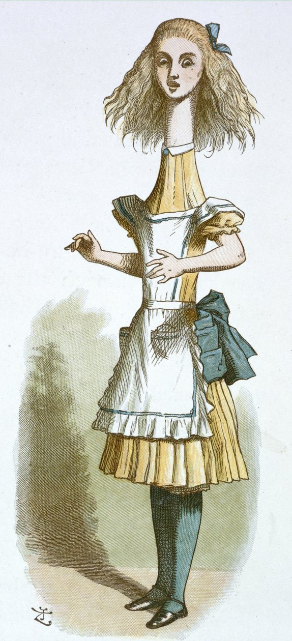 Alicja z długą szyją autorstwa John Tenniel